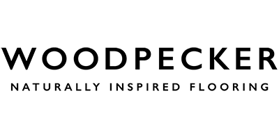 Woodpecker flooring logo.